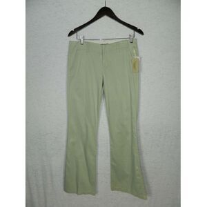 Gold Hawk  Pants  Mint  Green Khakis Flare Leg Flat Front‎ Size 8